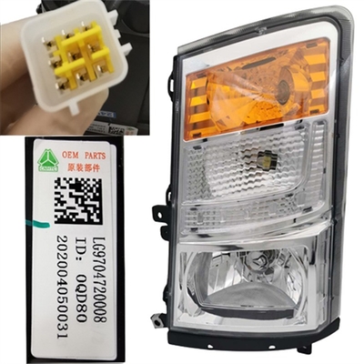 Lampu depan gabungan 12V/24V untuk HOWO Light Truck Packaging Detail Standar atau Custom