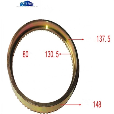 Metal 80 Teeth ABS Front Gear Ring Truck Jac Bagian untuk Foton Automotive Aksesoris