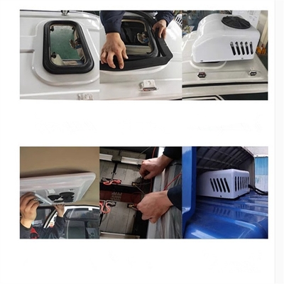 Pemanasan dan pendinginan listrik 12v 24v Mobil Kendaraan Truk Van kabin atap RV Traktor AC