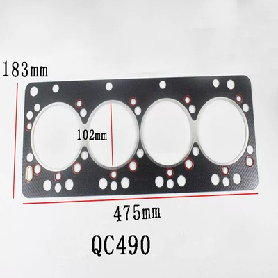 Jenis Mesin Mesin Diesel Bagian Truk Silinder Gasket Untuk QC490 OEM NO 2409001801504
