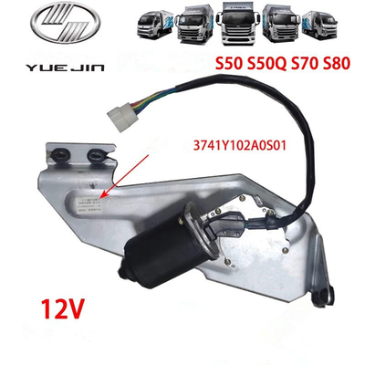 24V Brush Motor Untuk Model NJ1038 3741A52-001 Truck Parts Wiper Performance
