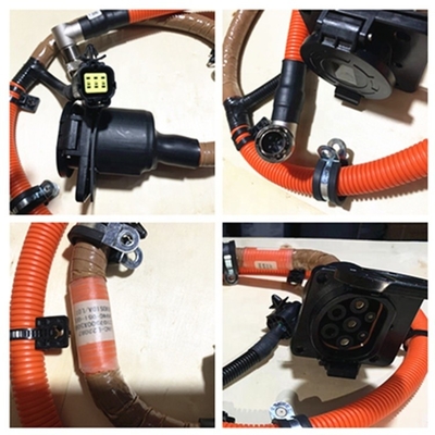 Pengaturan kabel pengisian konektor EV yang nyaman untuk soket pengisian DC dan kit mobil EV