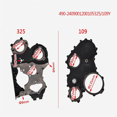 Bagian Truk Timing Gear Chamber Untuk QC480 Bahan Baja OEM NO 2408001200500